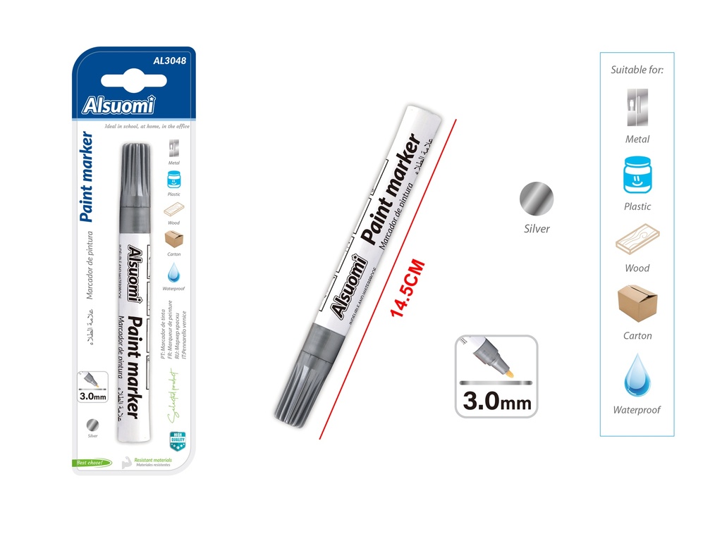 Paint marker (Silver) (Alsuomi)