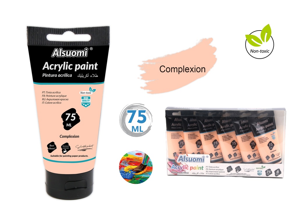 Acryclic Paint 75ml Complexion (Alsuomi)