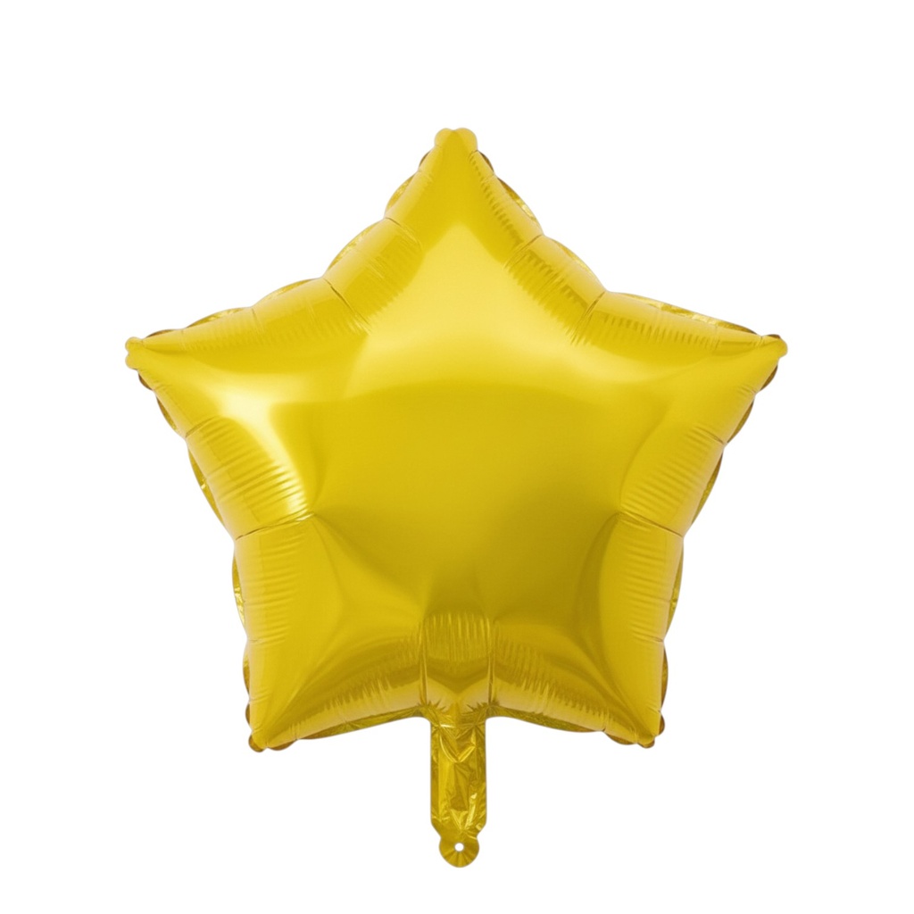 Star Shaped Foil Balloon 18"  Gold