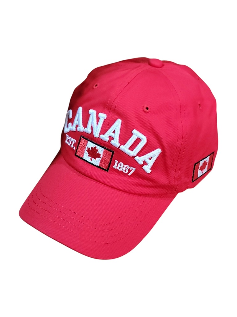 Canadian red baseball Cap