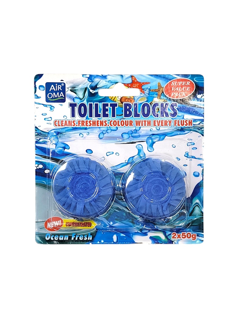 2pcs 50g Toilet Tablets/Blocks (Airoma)