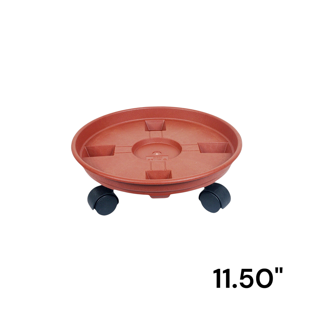 plant caddy with a saucer tray 11.50"