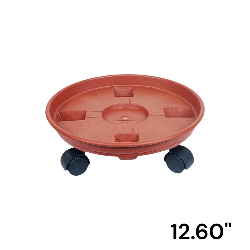 plant caddy with a saucer tray 12.60"
