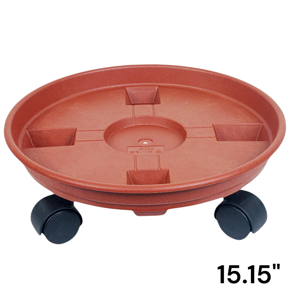 plant caddy with a saucer tray 15.15"