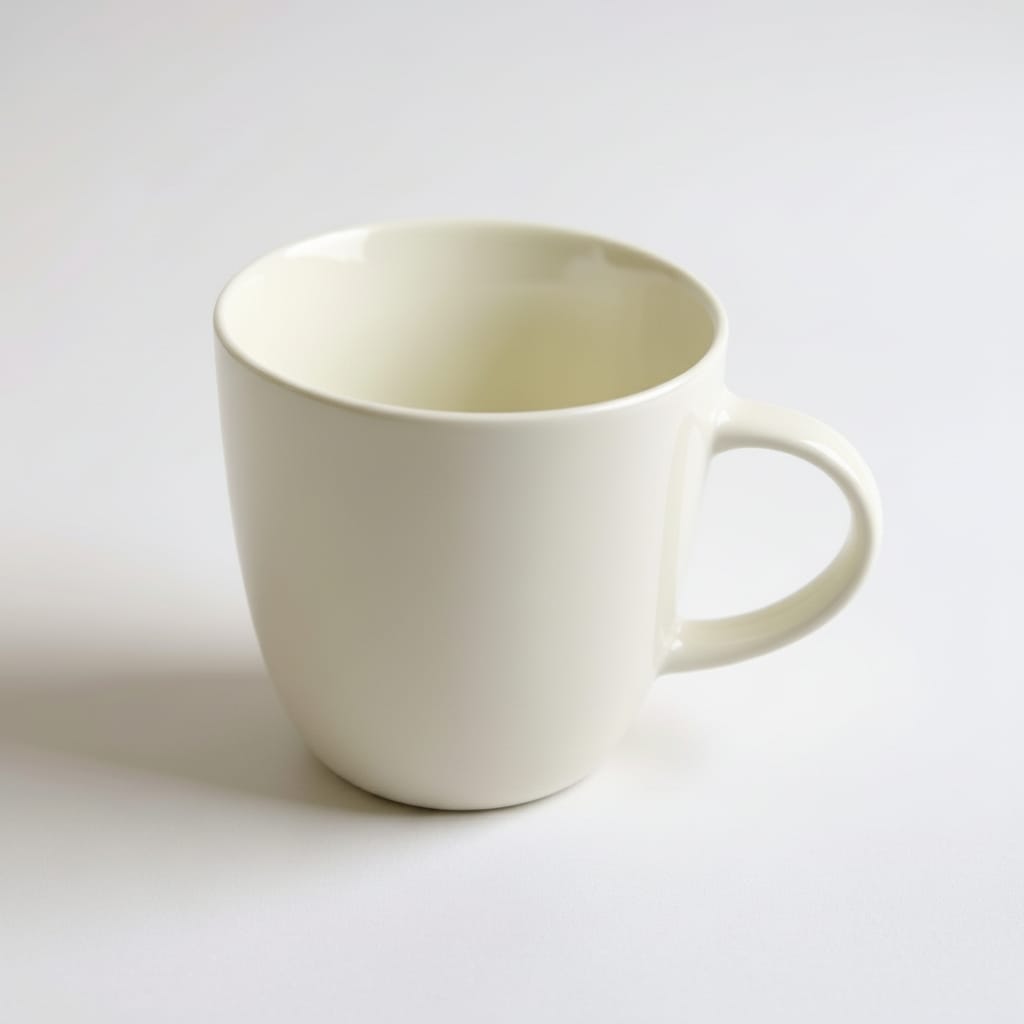 White Ceramic Cup (can be used for printing)01