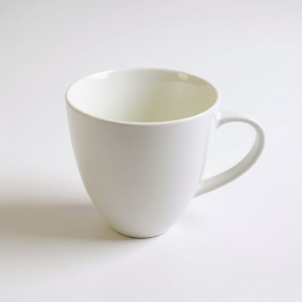 White Ceramic Cup (can be used for printing)02
