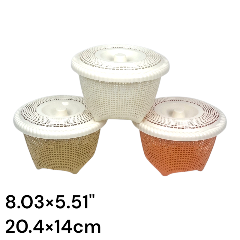 Kitchen Fruit And Vegetables Basket With Lid (Domus)