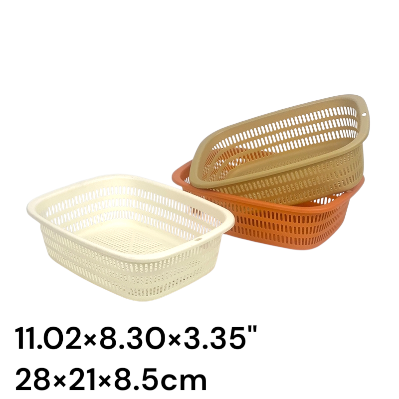 11" Round Edged rectangular Kitchen basket (Domus)