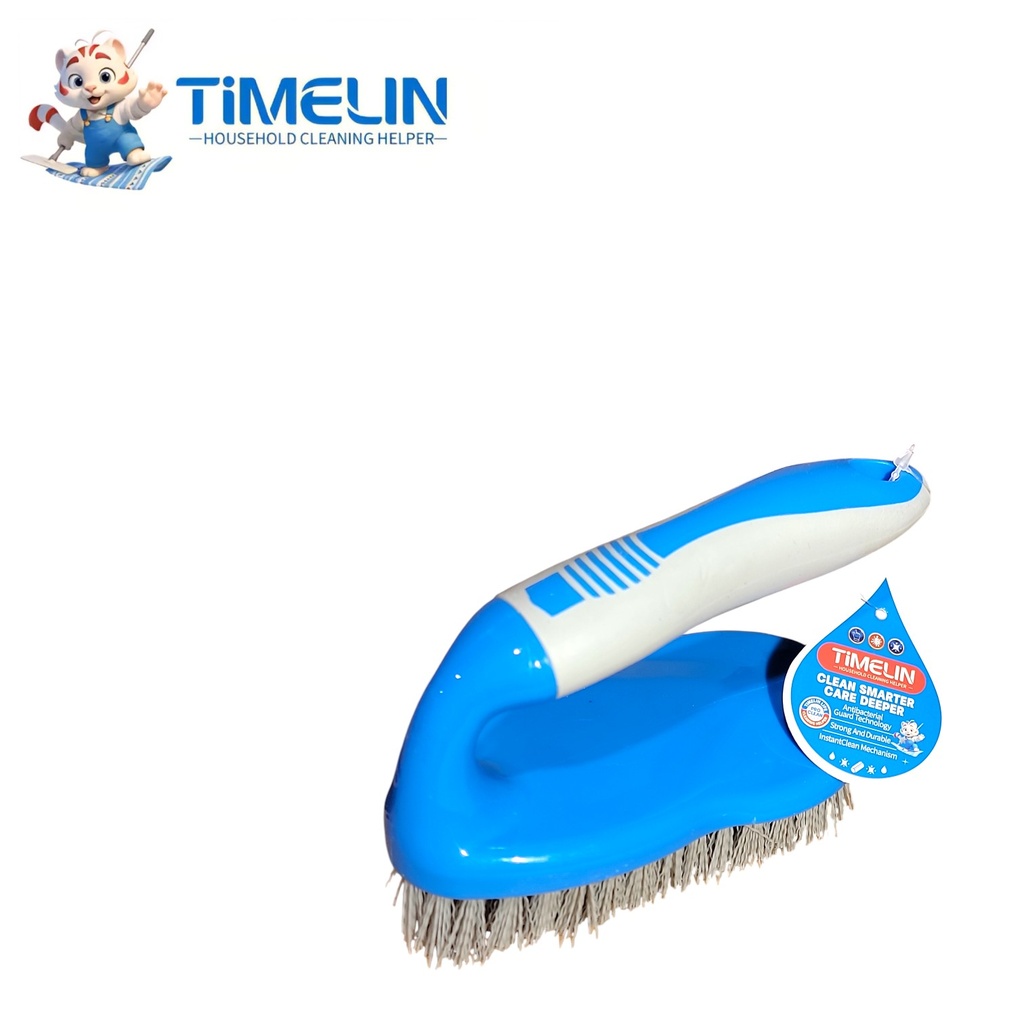Iron Shape plastic scrub brush (Timeline)