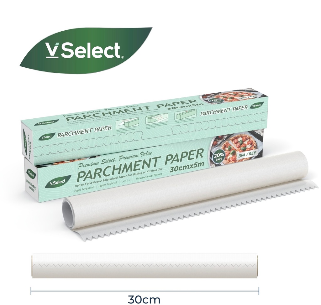 VSelect Parchment Paper 30cm*5m 
38gsm