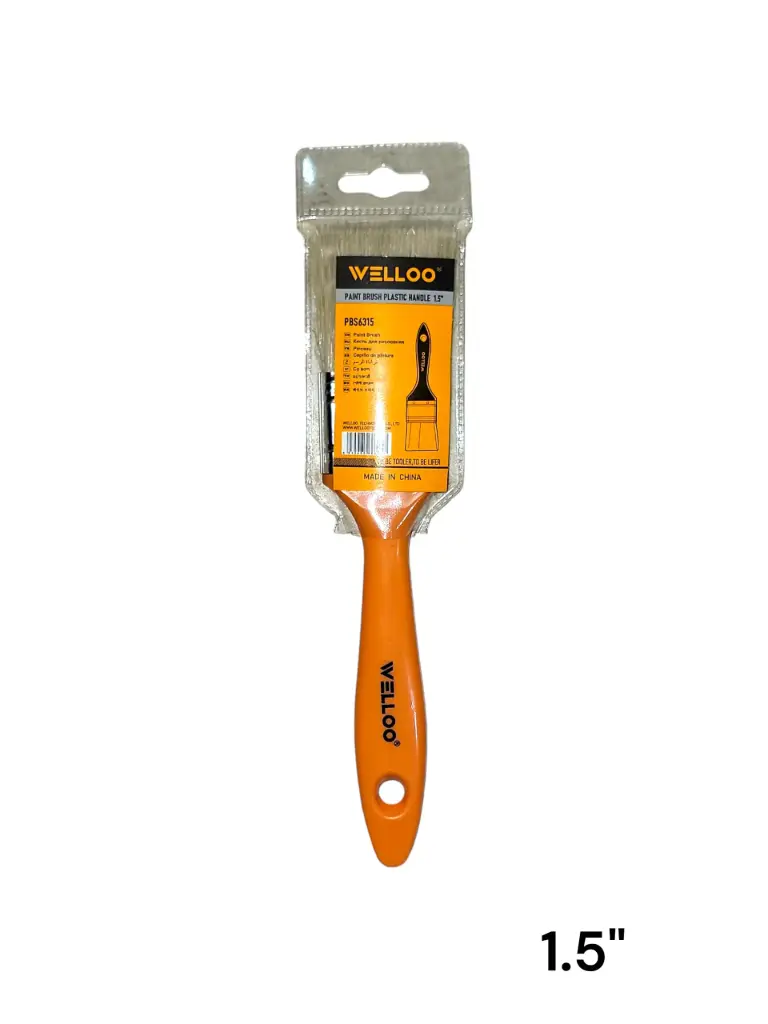Paint-Brush Plastic handle 1.5" (Welloo)