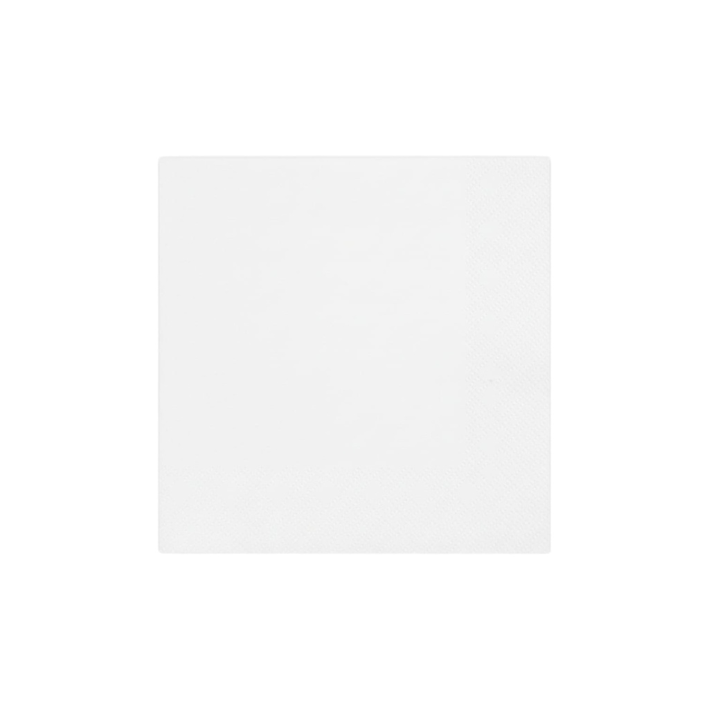 Fun Fiesta 50ct 10" Beverage Paper Napkins White