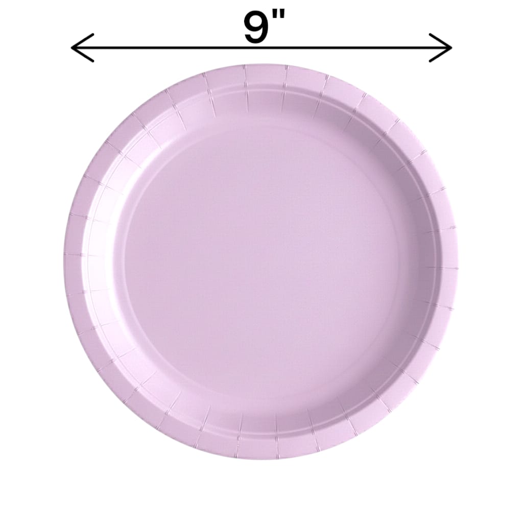 Fun Fiesta 16ct 9" Paper Plates, Light Purple