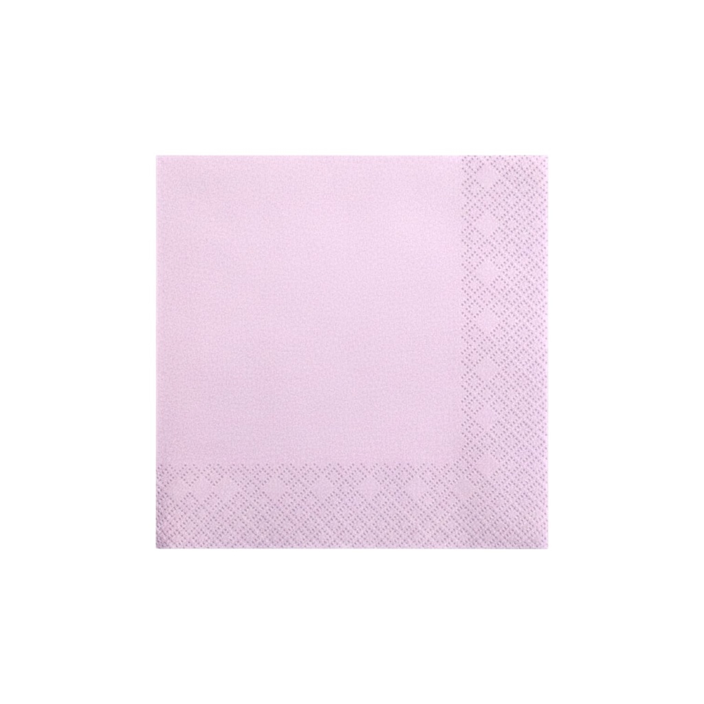 Fun Fiesta 50ct 10" Beverage Paper Napkins, Light Purple