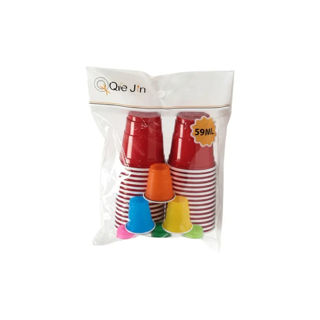 2oz/59ml party plastic shot glass/cup 30pcs fun fiesta