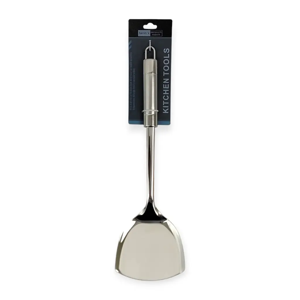 12.75"L Solid Turner, Stainless Steel