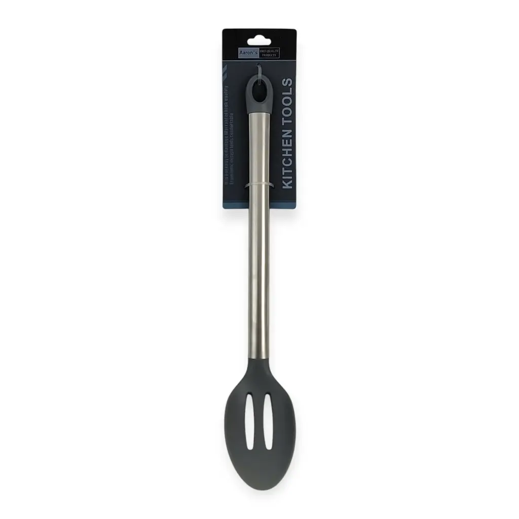 Stainless Steel Silicone Slotted Spoon