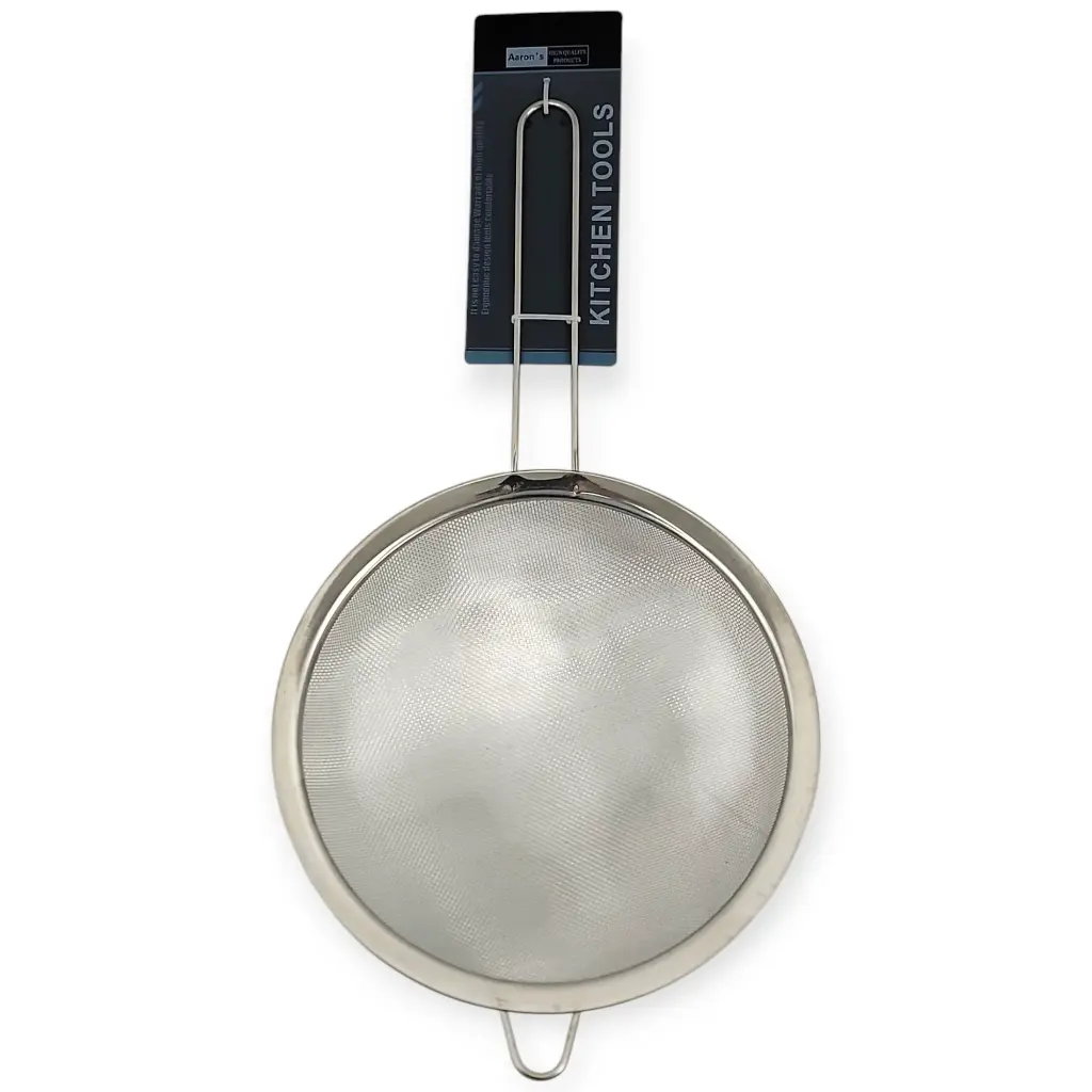 18cm Fine Mesh Strainer with Reinforced Support