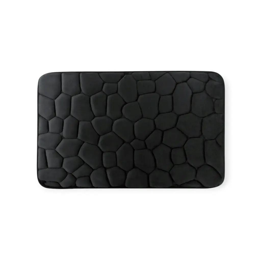 Ultra-Absorbent Thick Bath Mat ( Black)