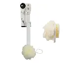 Two in One Body Scrub with white Handle 