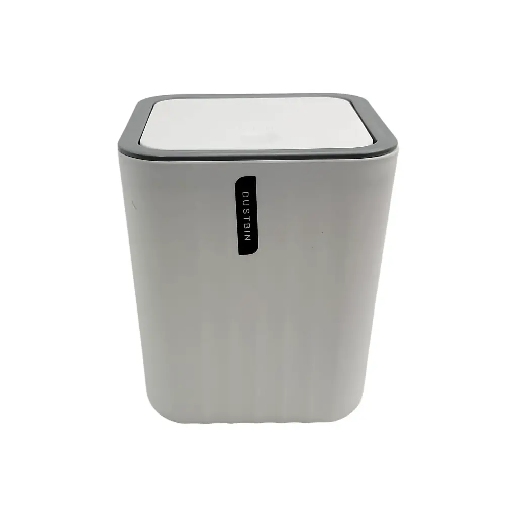 WAVE PATTERN POP-ON DESKTOP TRASH CAN