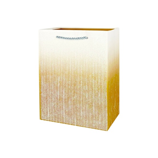 Ombre Glitter Medium  Gift Bag Gold