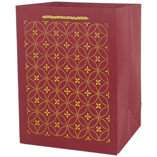 Glamorous Jumbo Gift Bag Dark Red