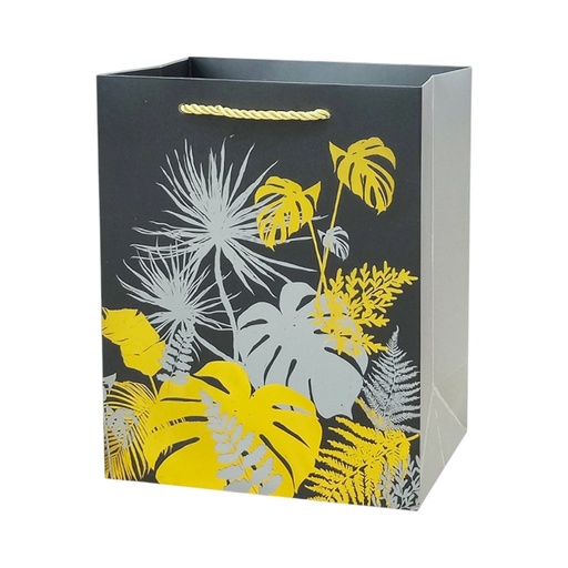  Monstera Leave Large Gift Bag Gold