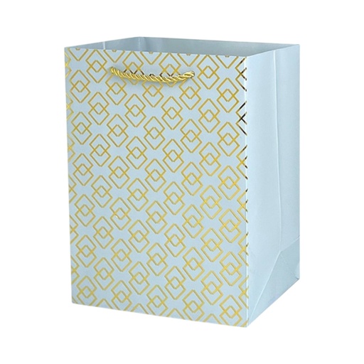  Hot Stamped Large Gift Bag Turquoise