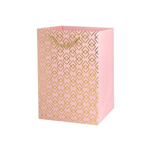  Hot Stamped Medium Gift Bag Baby Pink