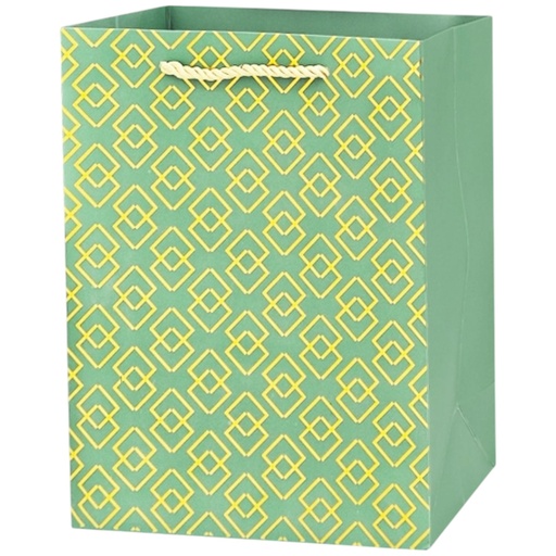  Hot Stamped Jumbo Gift Bag Lime