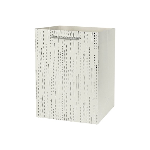 Giltter Bliss Medium Gift Bag White