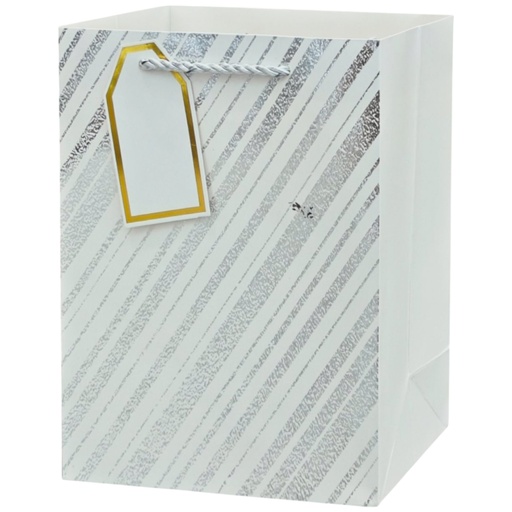 Glitter Glitz Jumbo Gift Bag White