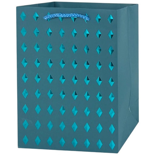  Dimond Stamp Jumbo Gift Bag Turquoise