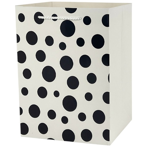  Polka Dot Jumbo Gift Bag White