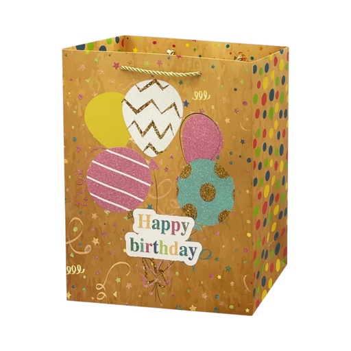 Confetti HBD Large Gift Bag HBD Balloon
