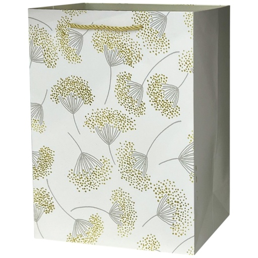 Wild Floral Jumbo Gift Bag White