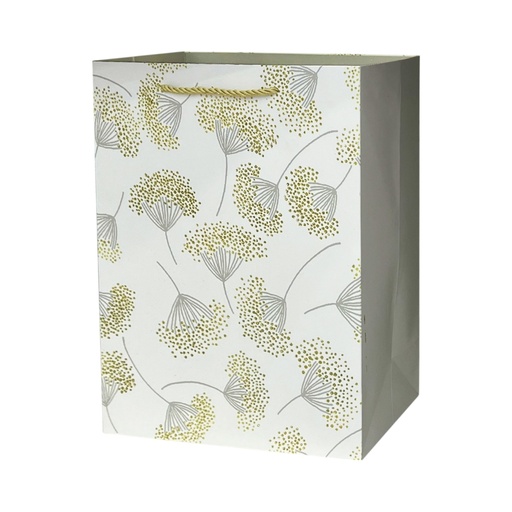 Wild Floral Large Gift Bag White