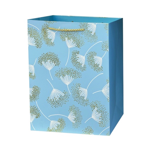 Wild Floral Large Gift Bag Blue