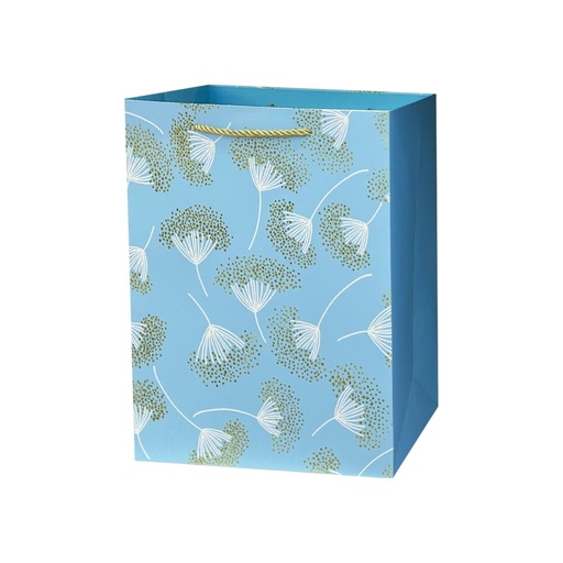 Wild Floral Medium Gift Bag Blue