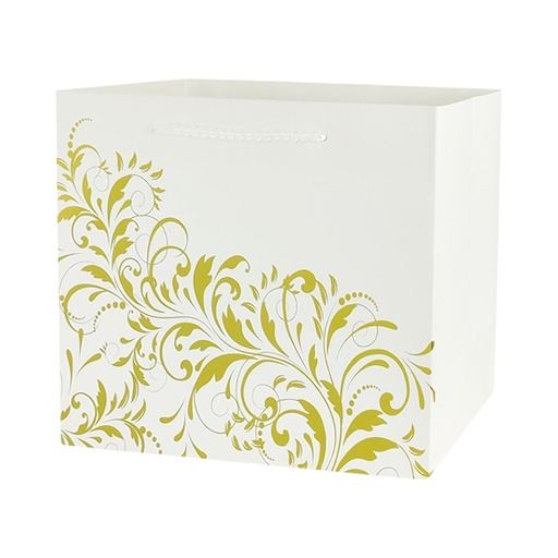 Golden Fusion Large Gift Bag White