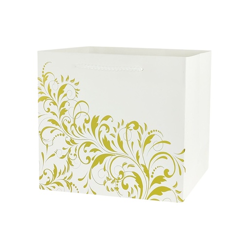 Golden Fusion MediumGift Bag White