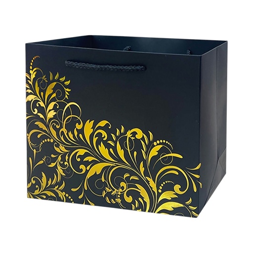 Golden Fusion Large Gift Bag Black