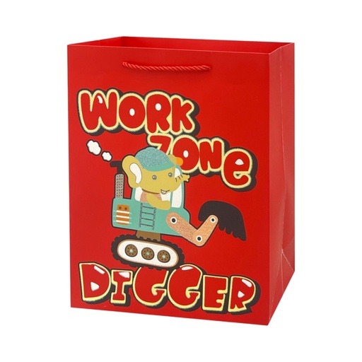 WZD Large Gift Bag Red