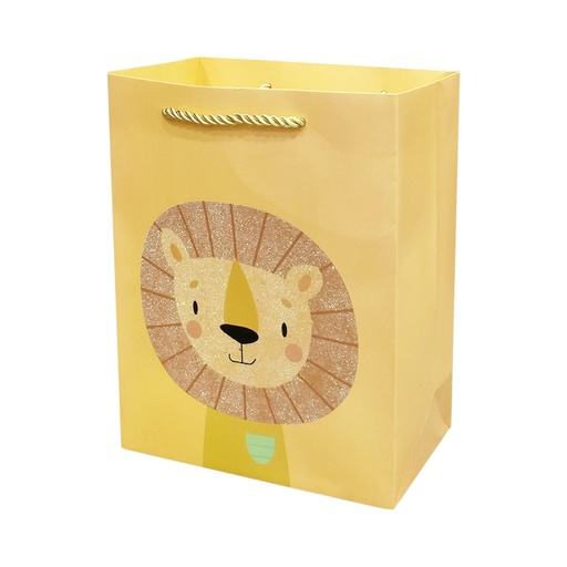 Baby Lion Large Gift Bag Yellow