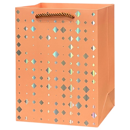 Dimoand Dots Jumbo Gift Bag Coral