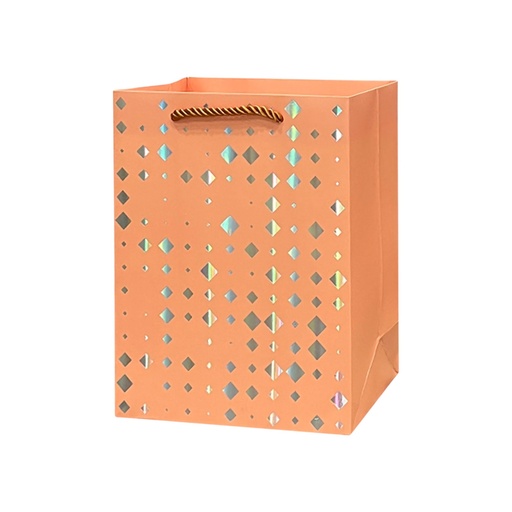 Dimoand Dots Medium Gift Bag Coral