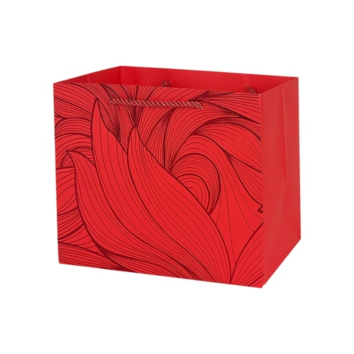 Painterly Medium Gift Bag Red