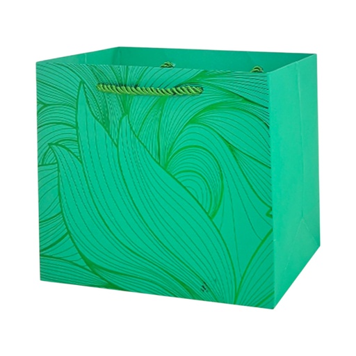 Painterly Large Gift Bag Green