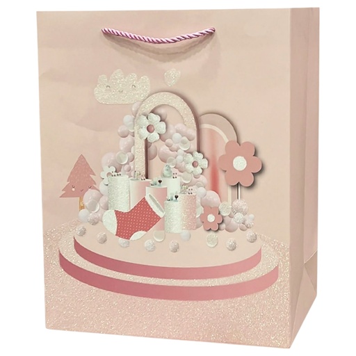 Baby Shower Jumbo Gift Bag Pink